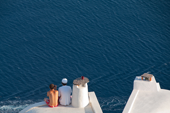 Contemplation - Santorini, Greece