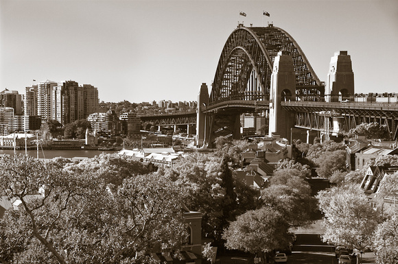 Sydney Harbour Bridge from Observatory Hill